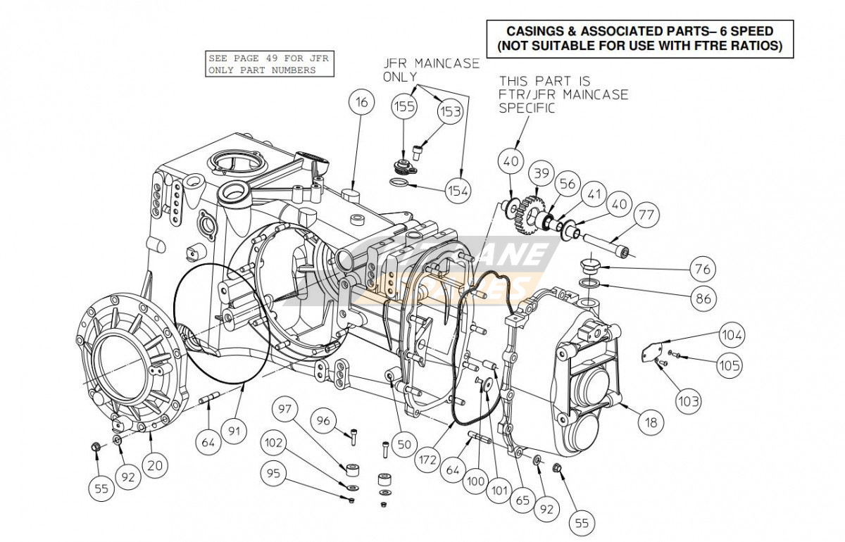 CASINGS & ASSOCIATED PARTS